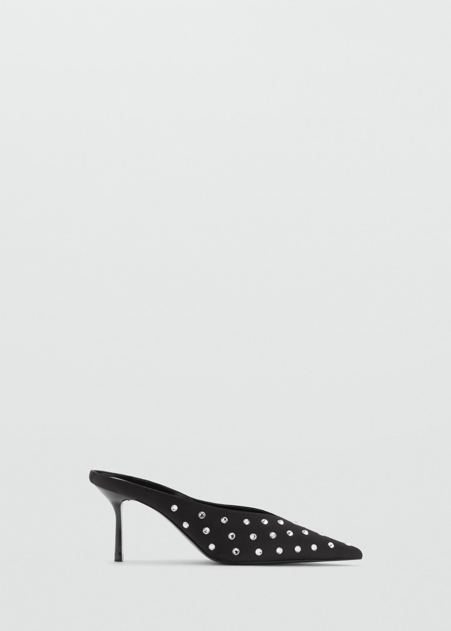 Crystal slingback heeled shoe