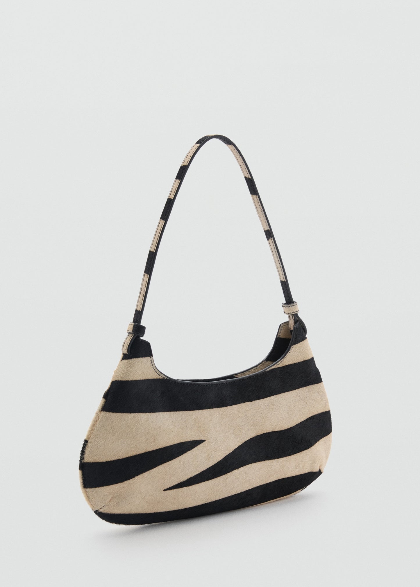 100% zebra leather bag