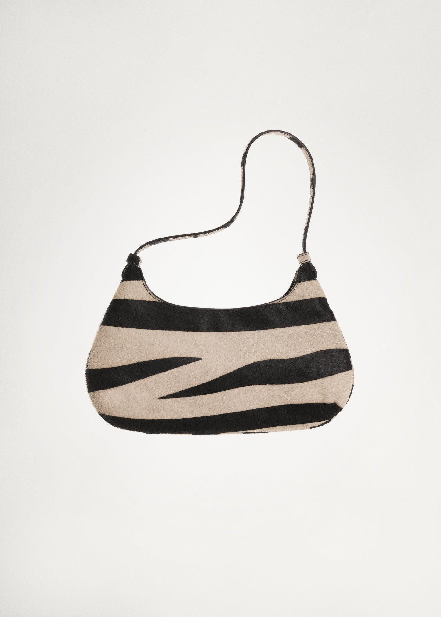 100% zebra leather bag