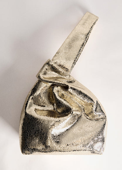 Metallic handbag