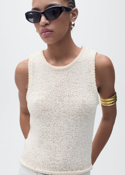 Crochet top with straps