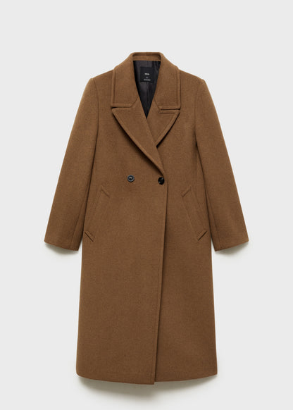 Structured wool coat