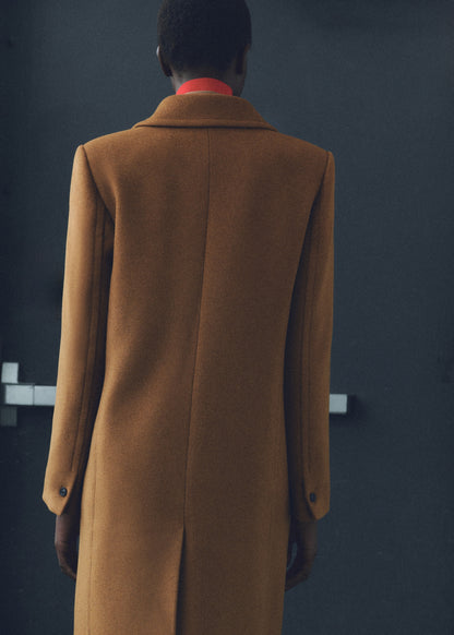 Structured wool coat