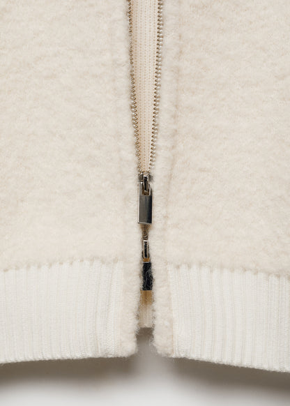 Bouclé wool-blend jacket