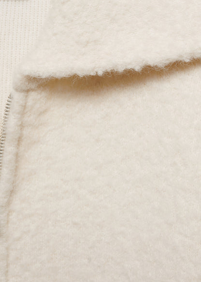 Bouclé wool-blend jacket