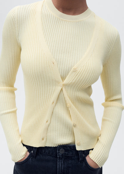 Ribbed knit top