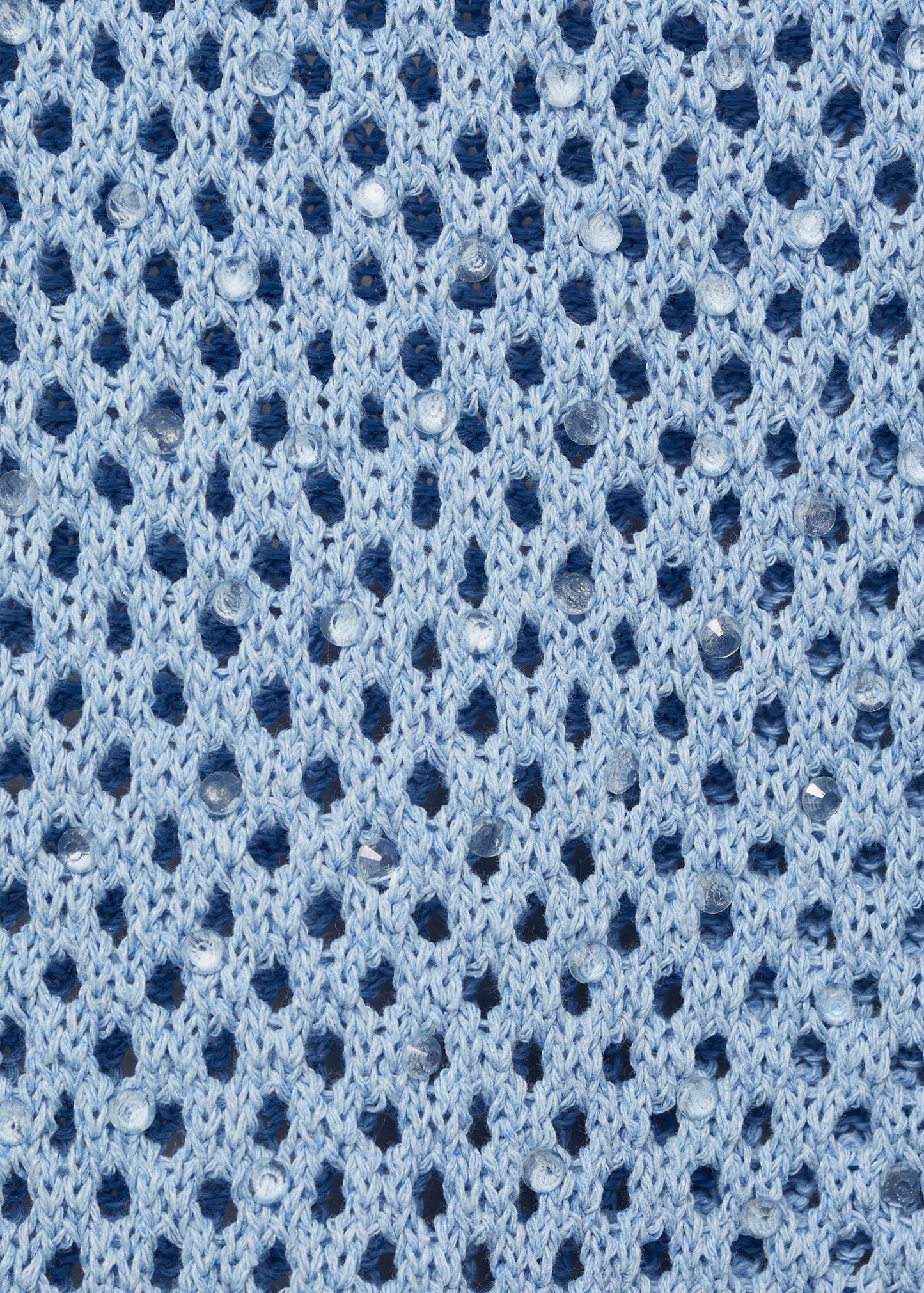 Knitted skirt with rhinestone detail
