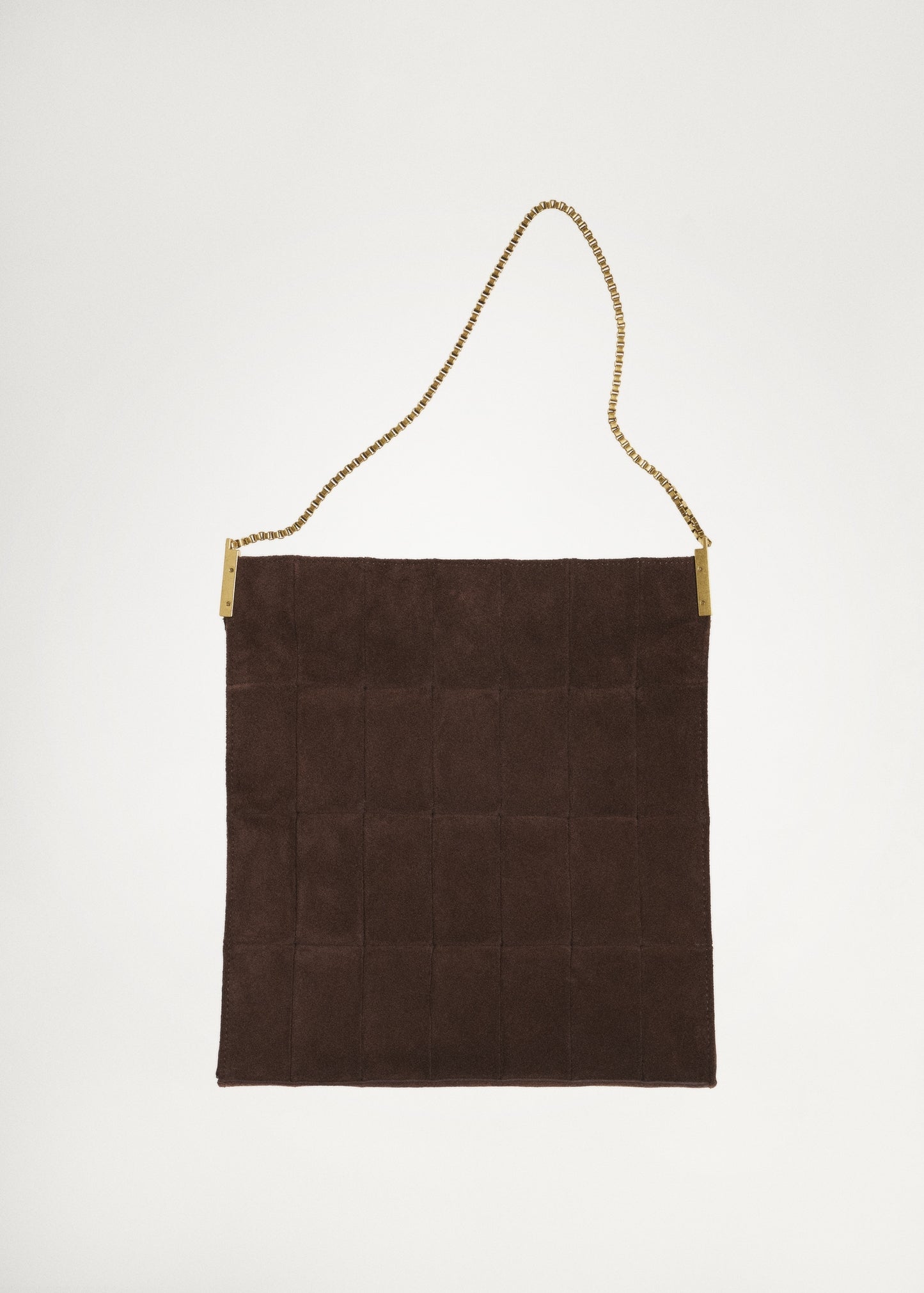 Suede Clutch Bag