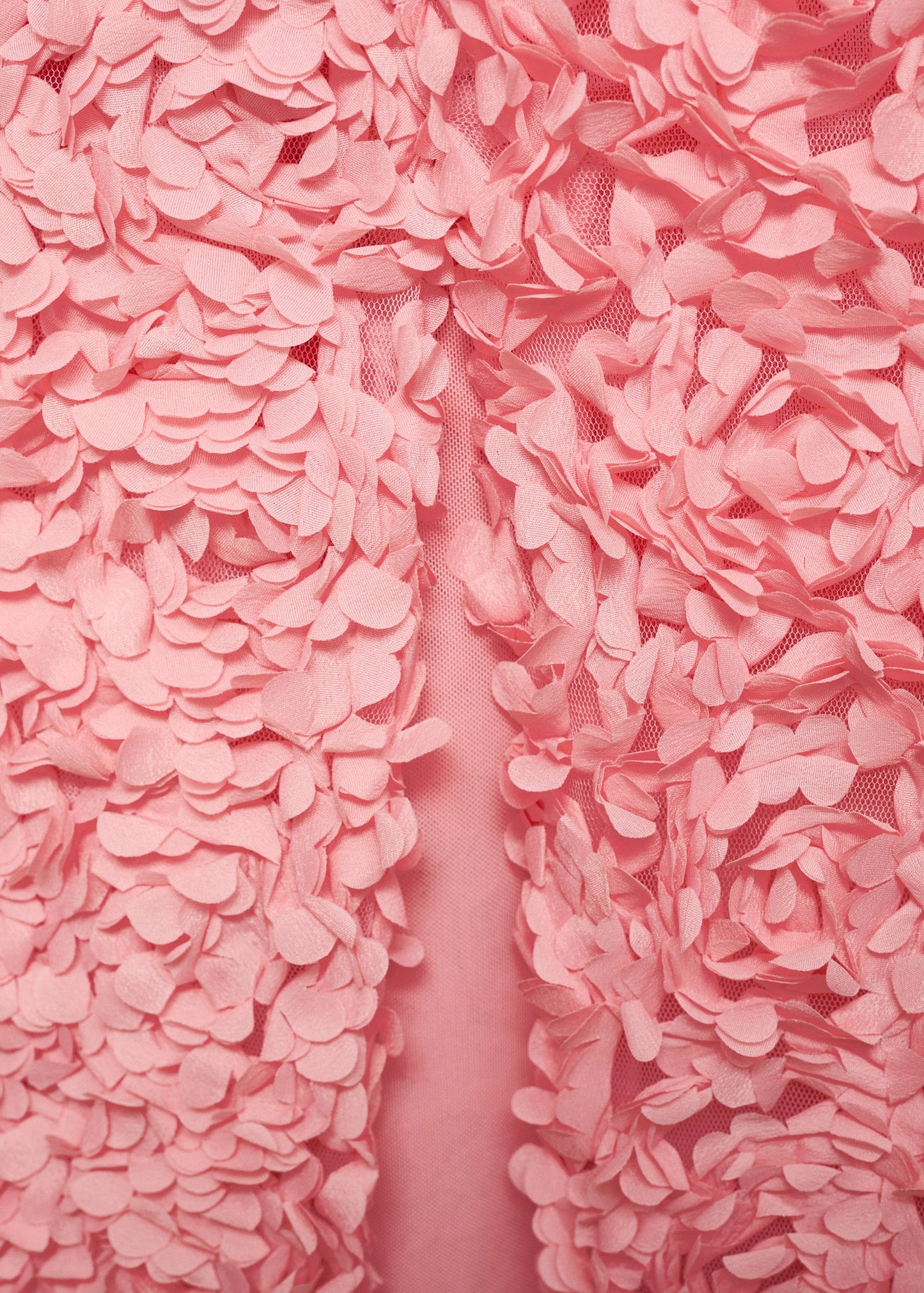 Flower embroidered tulle dress