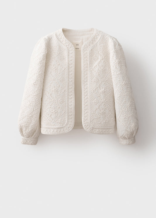 Embroidered cotton jacket
