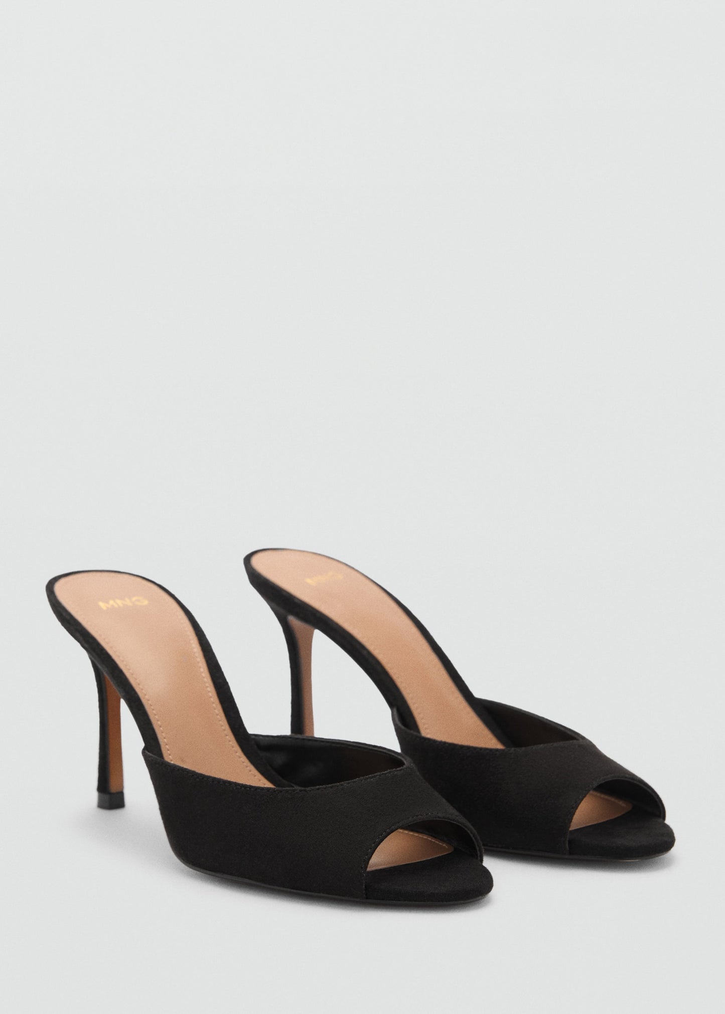 Heel non-structured sandals