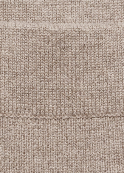 Wool-blend midi-skirt