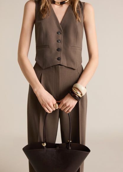 Long suit style jumpsuit