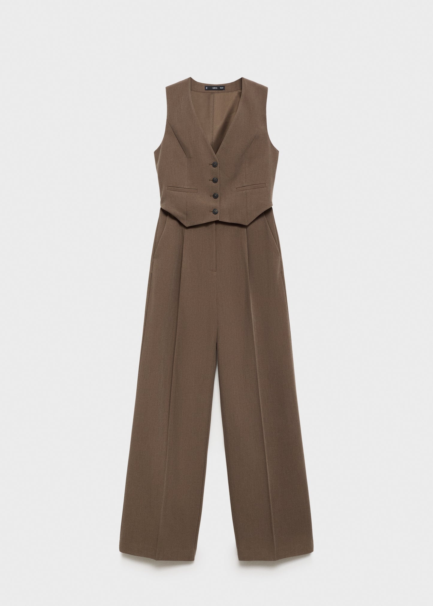 Long suit style jumpsuit