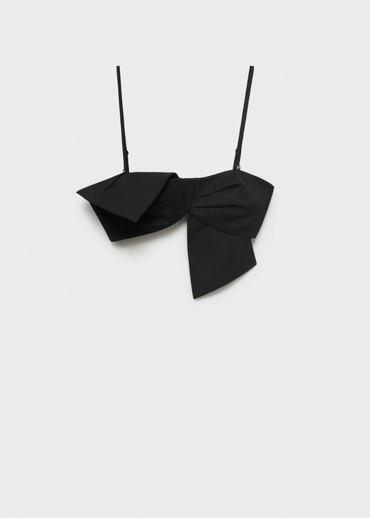 Bow design crop top