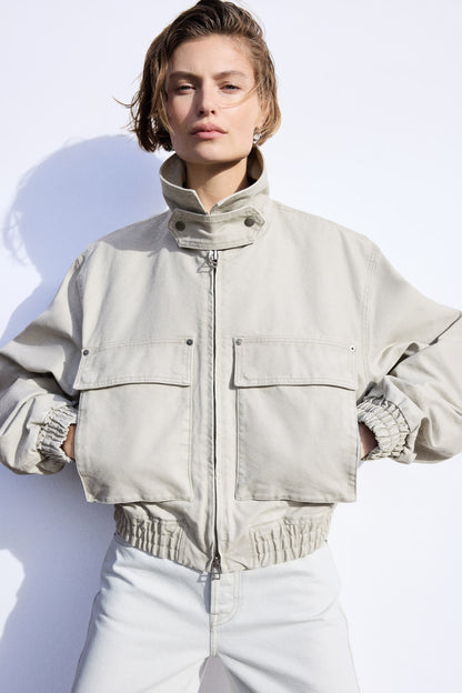 Padded canvas jacket