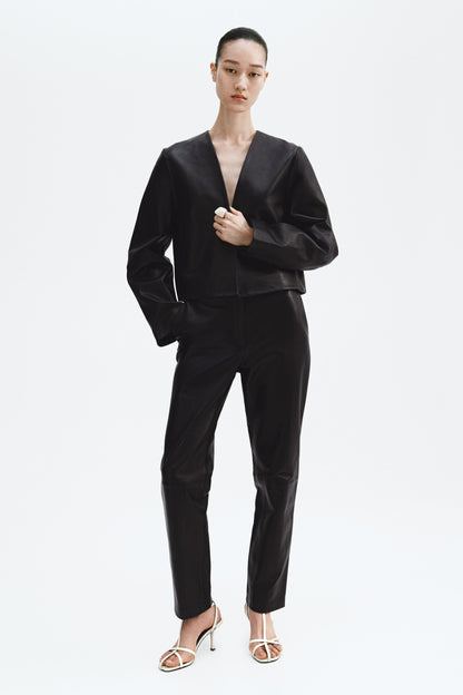 Leather trousers