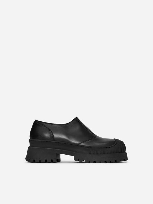 Chunky Leather Boots