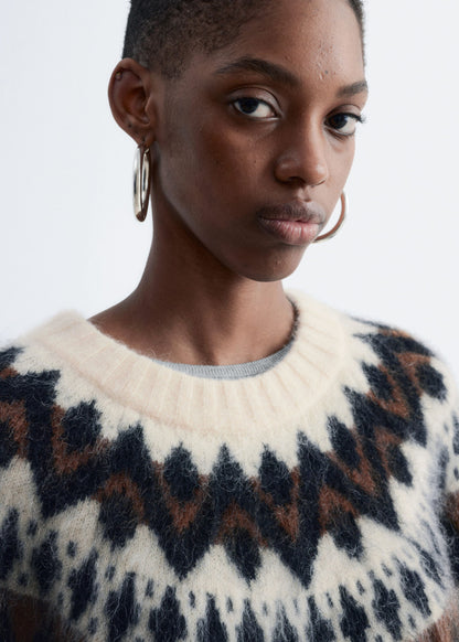 Oversized Mohair-Blend Jumper