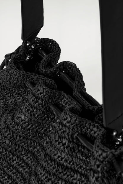 Cavatelli Clutch Bag - Straw