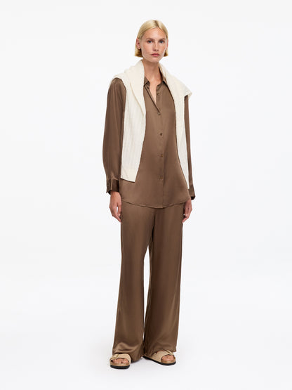 Silk Satin Trousers