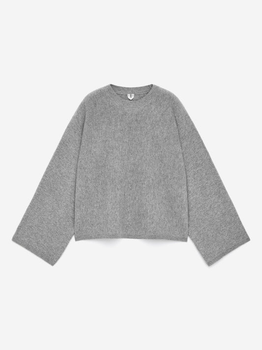 Cut-Out Pure Cashmere Jumper