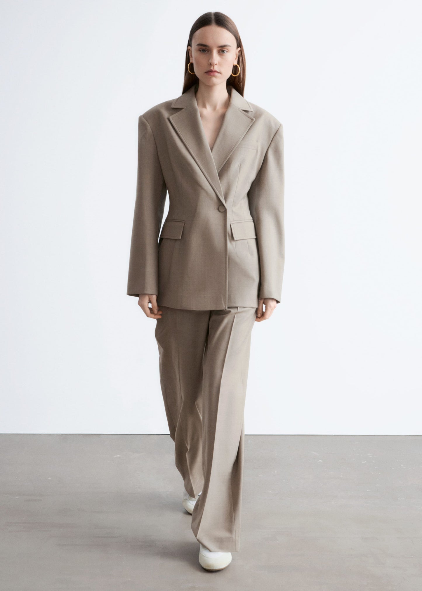 Tapered  Merino-Wool Blazer