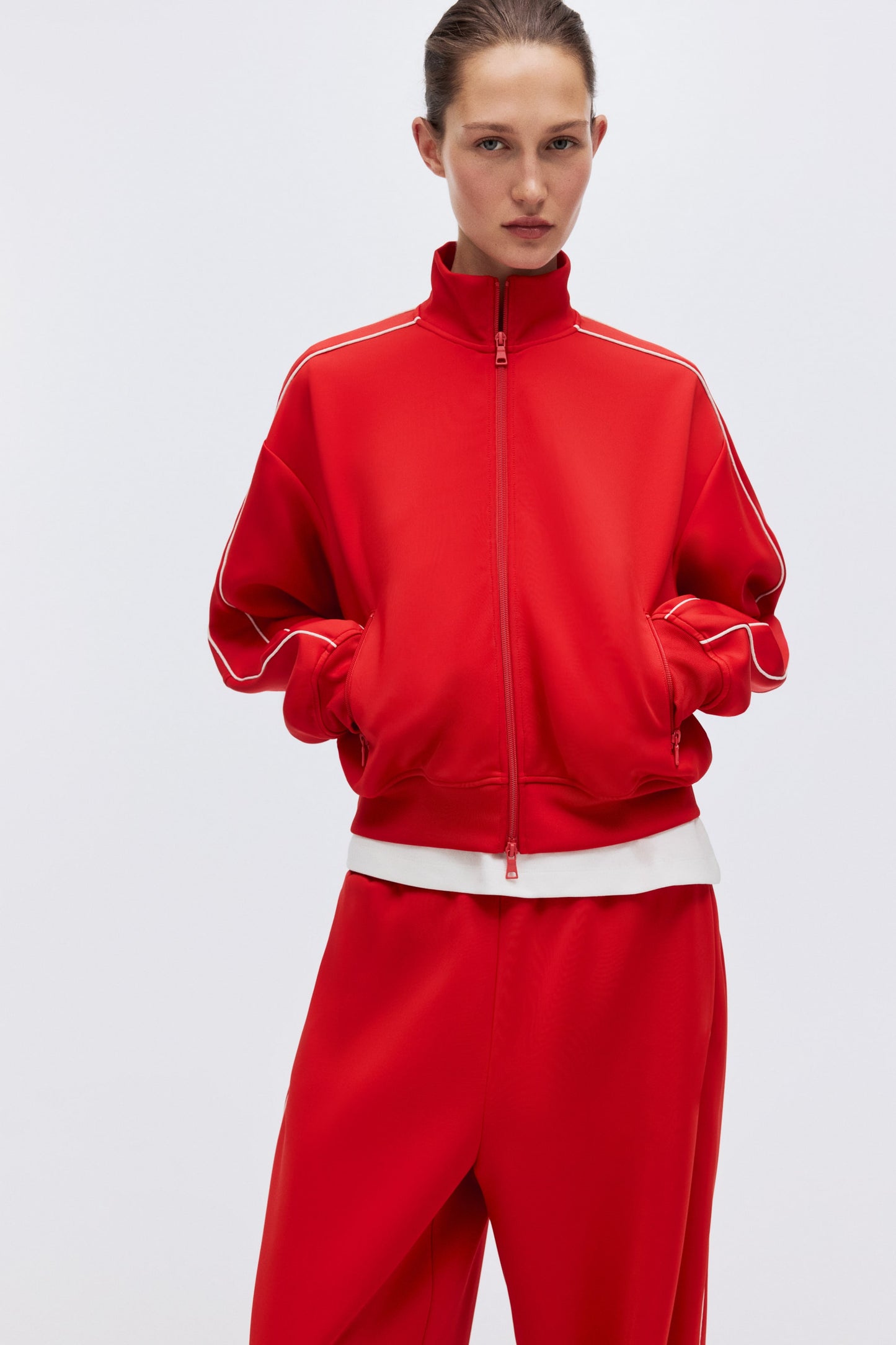 Scuba track jacket