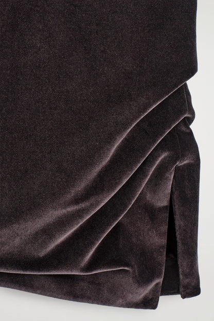 Asymmetric Velvet Top