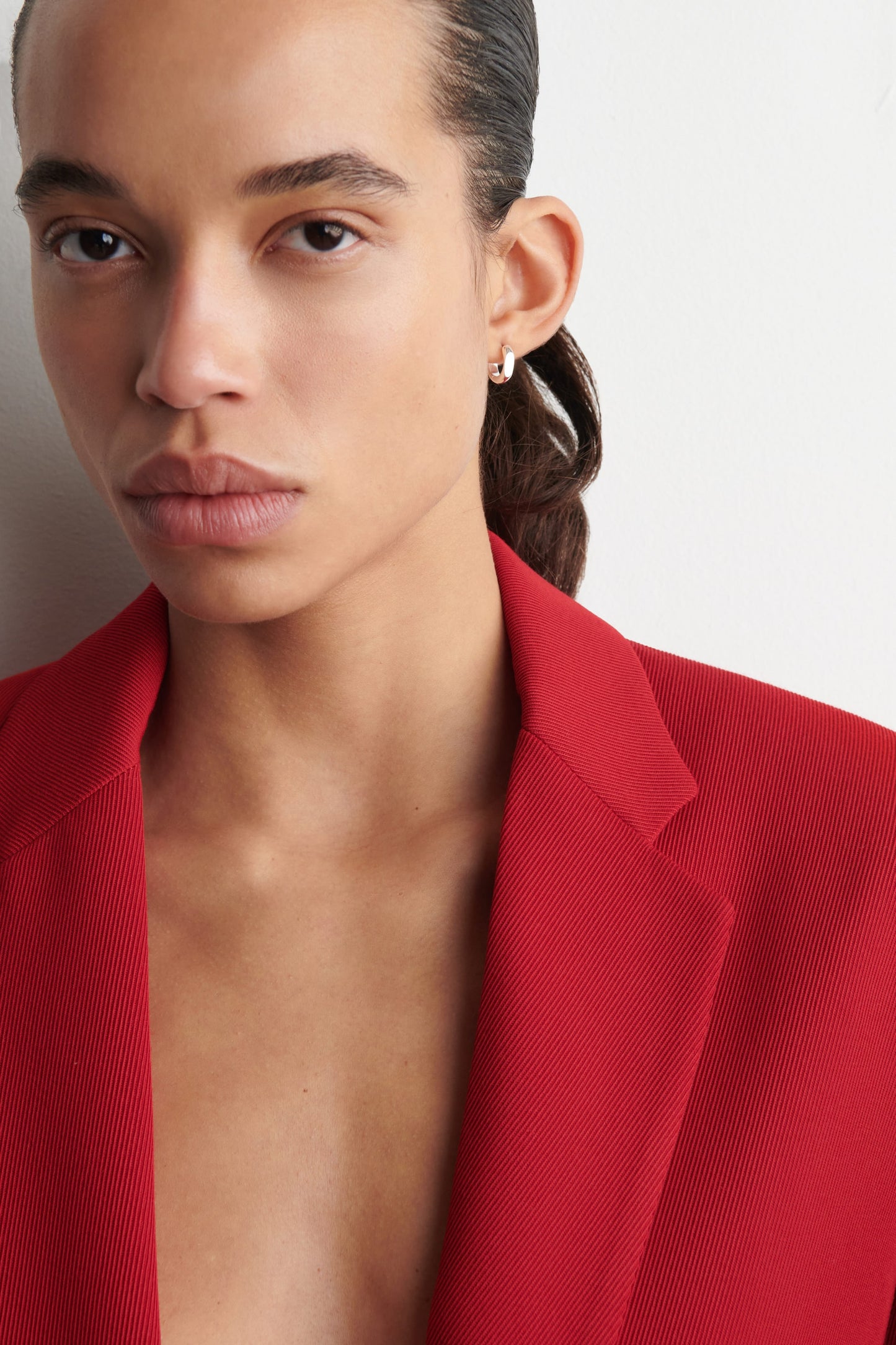 Single-Breasted Wool-Blend Blazer