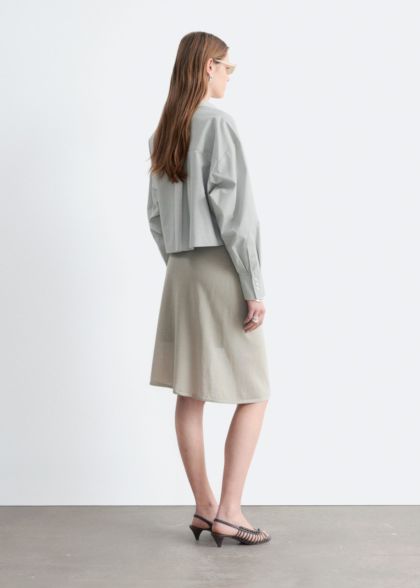 Wrap Midi Skirt