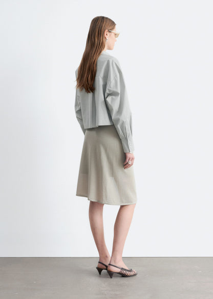 Wrap Midi Skirt