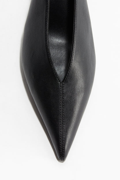 Wedge-heeled slingbacks