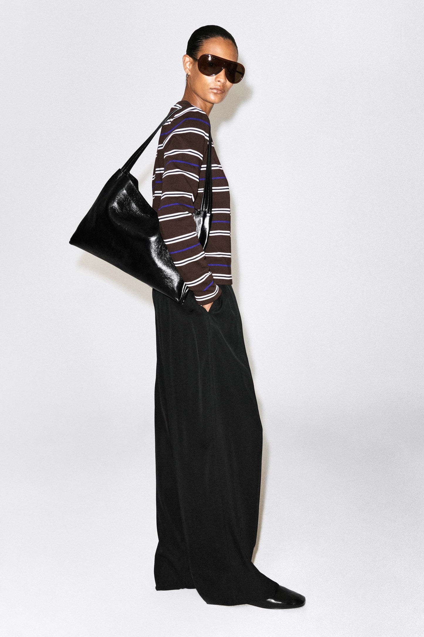 Clean Cut Long-Sleeved T-Shirt