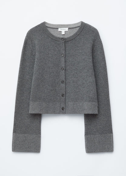 Cropped Boxy Cardigan