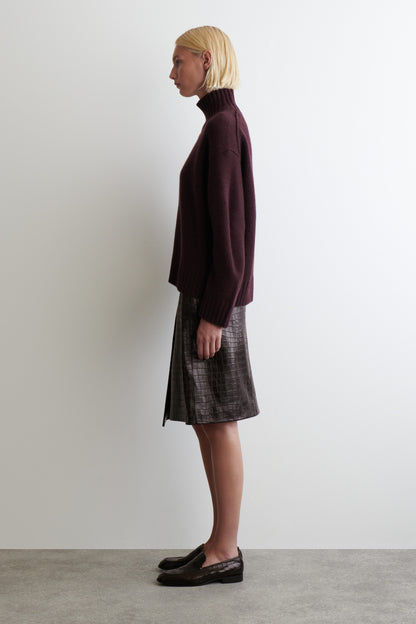 Cashmere Funnel-Neck Jumper
