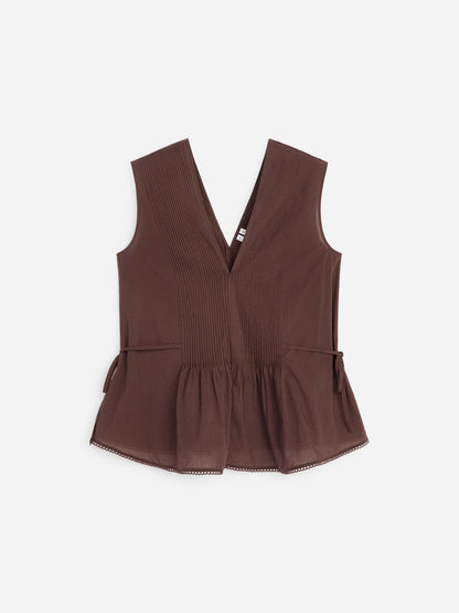 Pintuck Top