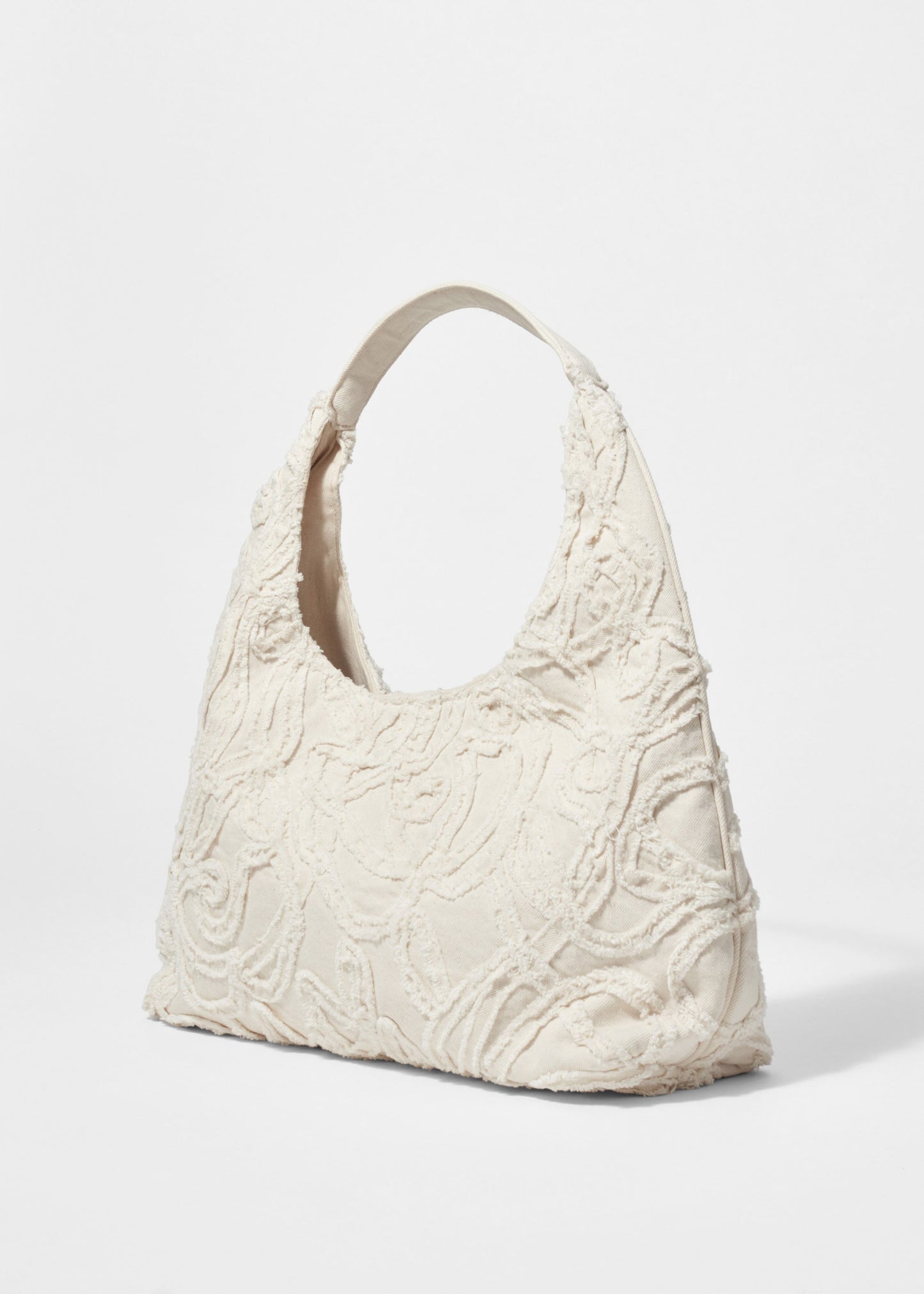 Small Appliquéd Denim Tote Bag