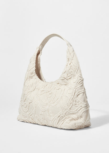 Small Appliquéd Denim Tote Bag