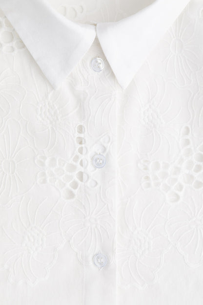 Broderie anglaise shirt