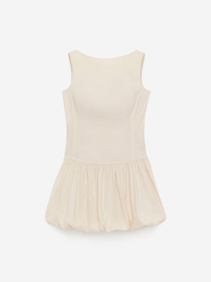 Bubble-Hem Dress