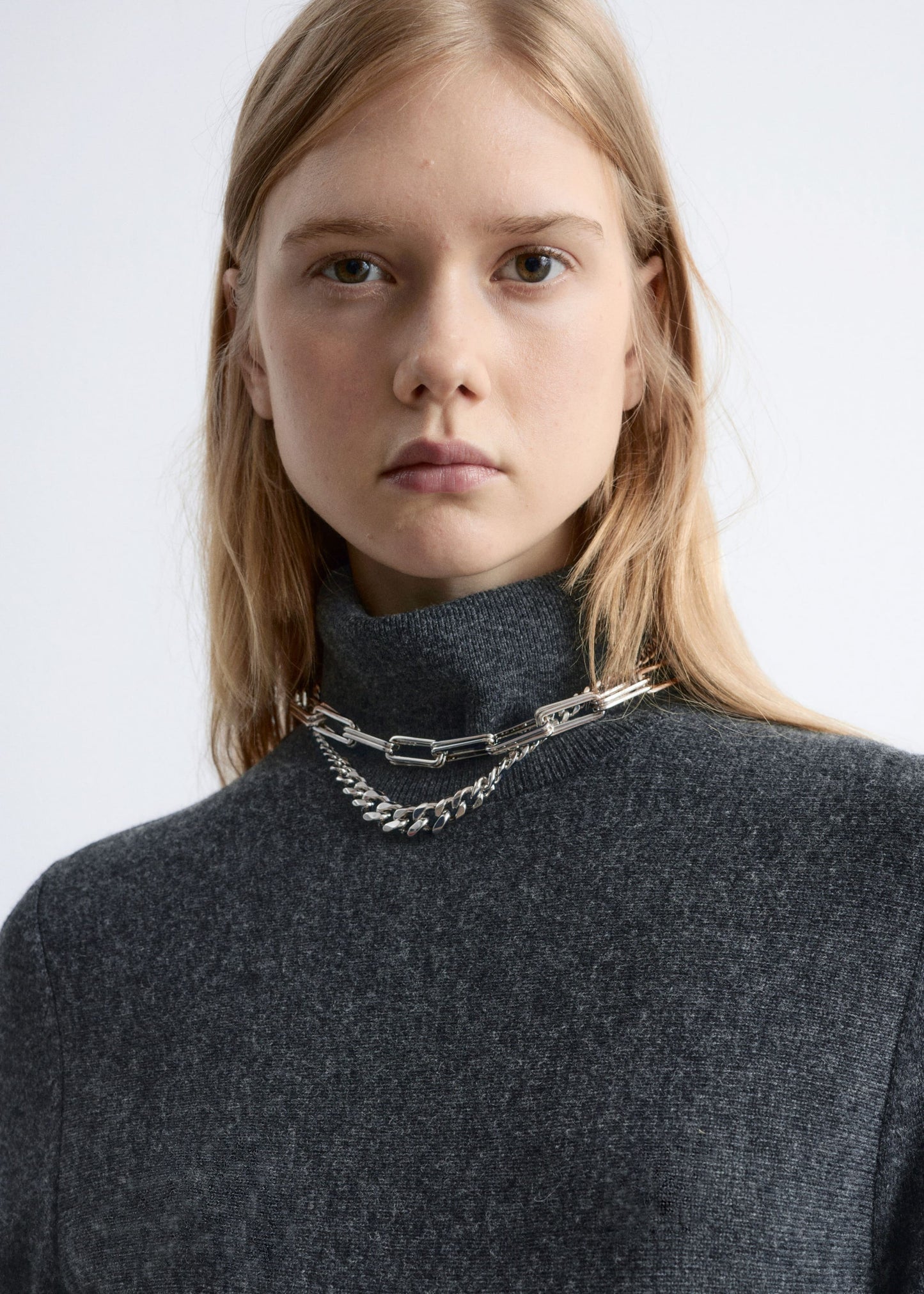 Merino-Wool Turtleneck Maxi Dress