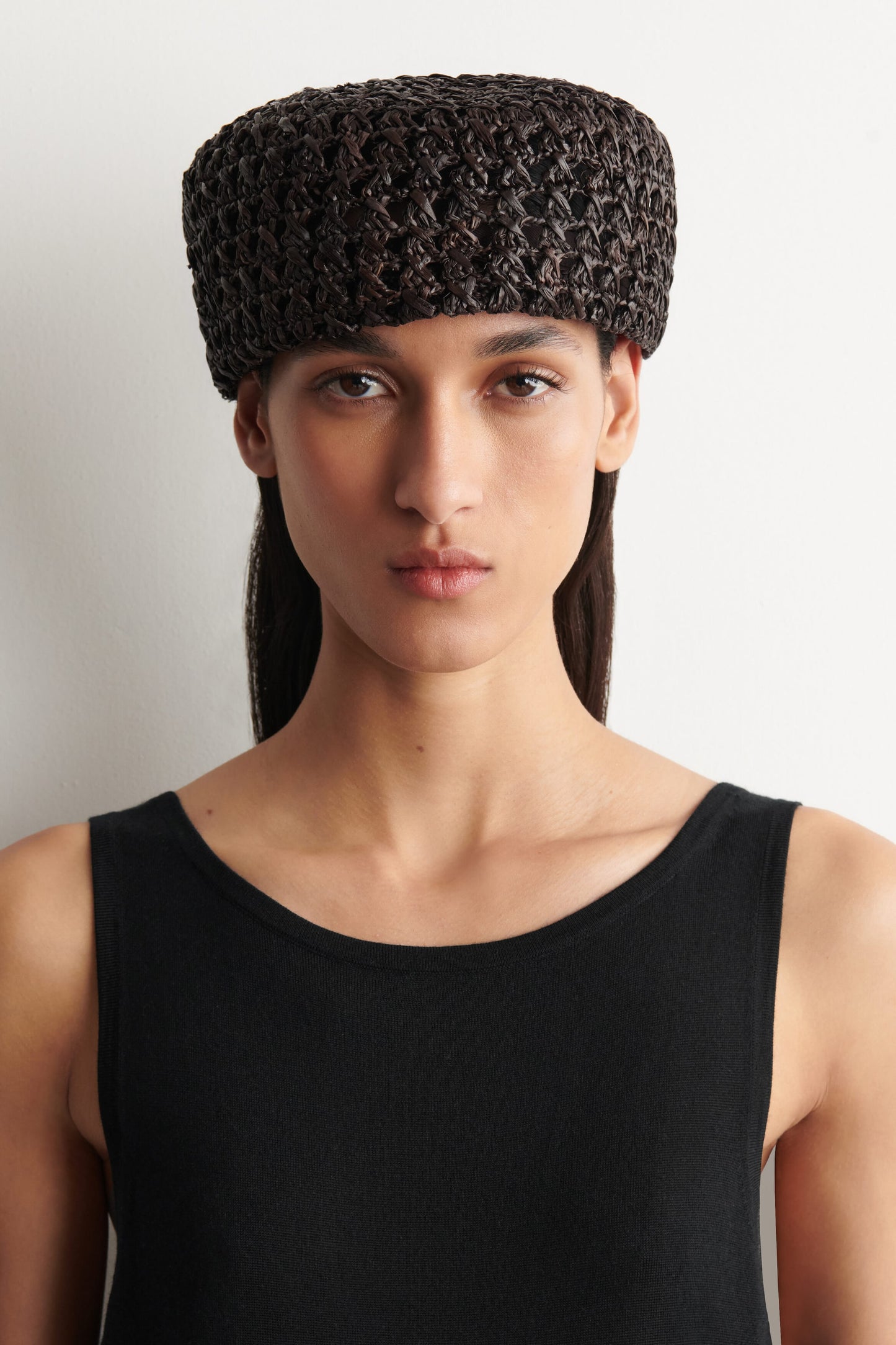 Raffia beret