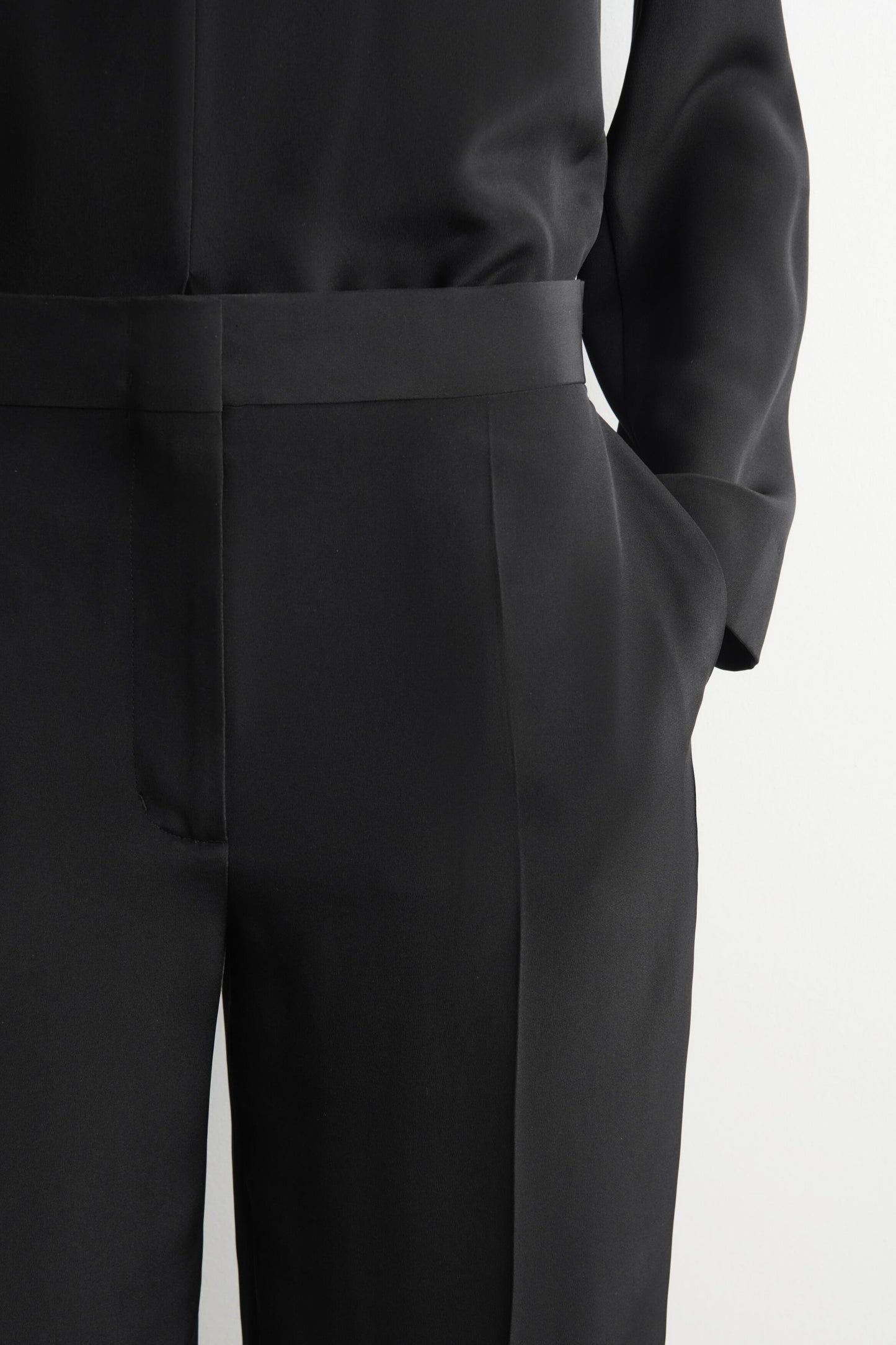 Tailored Silk Shorts