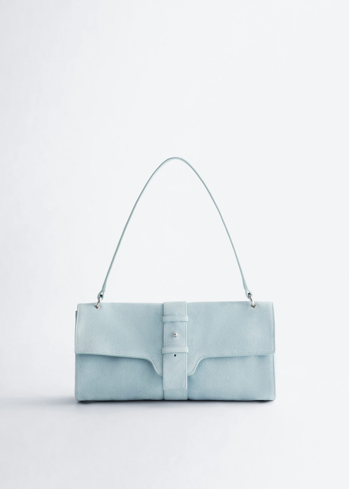 Split Suede Shoulder Bag