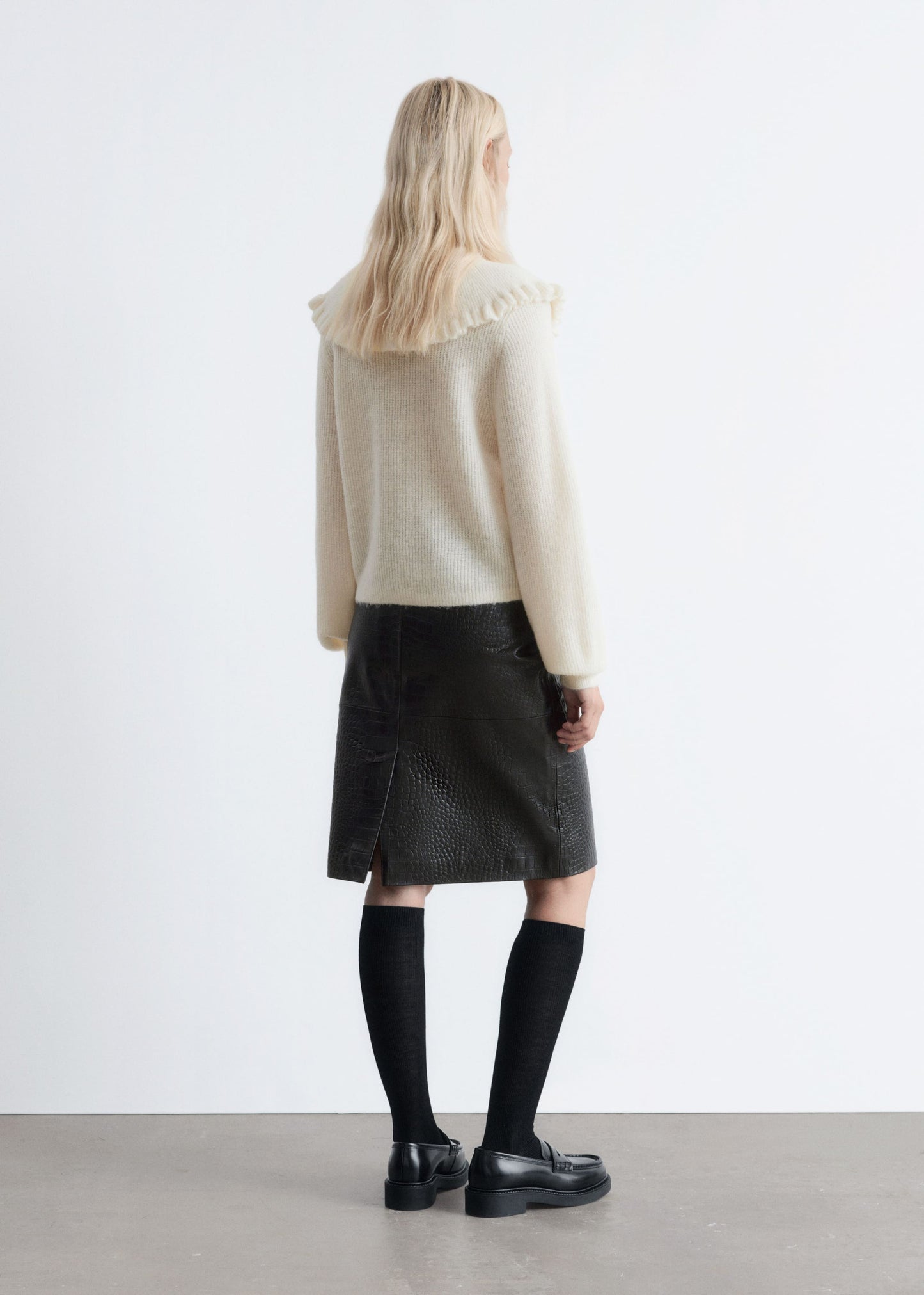 Alpaca-Blend Cardigan