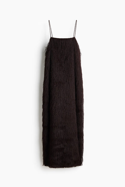 Fringed strappy dress