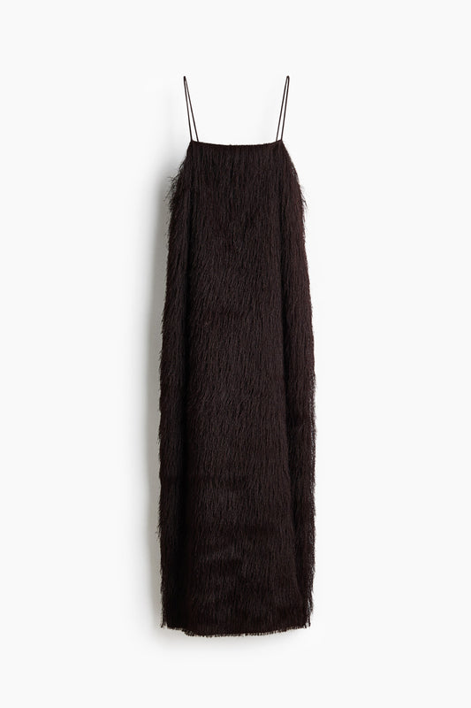 Fringed strappy dress
