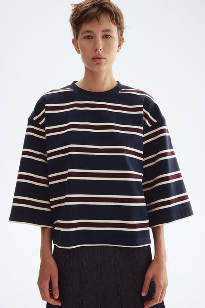 Loose-fit cotton top