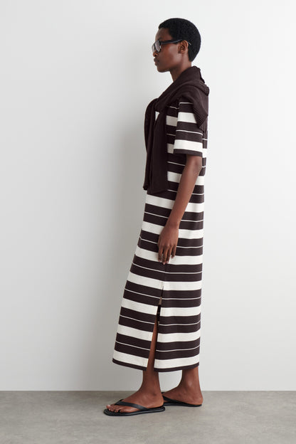 Cotton midi t-shirt dress
